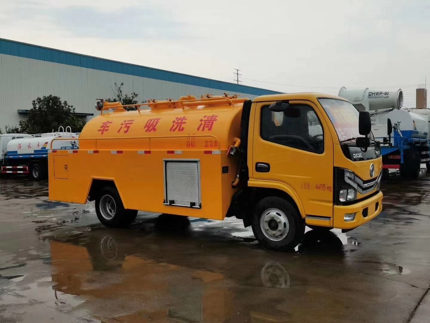 新款東風(fēng)多利卡藍(lán)牌高壓清洗吸污車(chē)首選