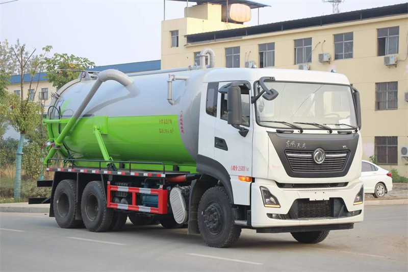 東風(fēng)天龍后雙橋20方吸污車(chē)