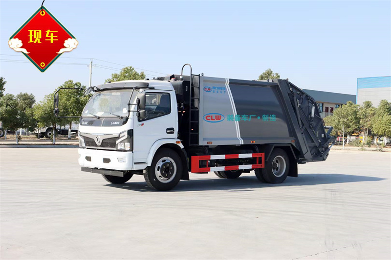 東風多利卡8方壓縮式垃圾車