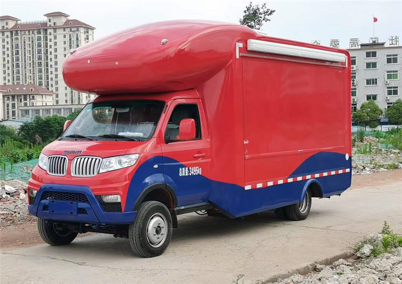 程力純電動(dòng)餐車移動(dòng)廚房小吃車